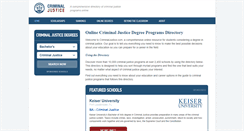 Desktop Screenshot of criminaljustice.com