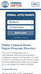 Mobile Screenshot of criminaljustice.com